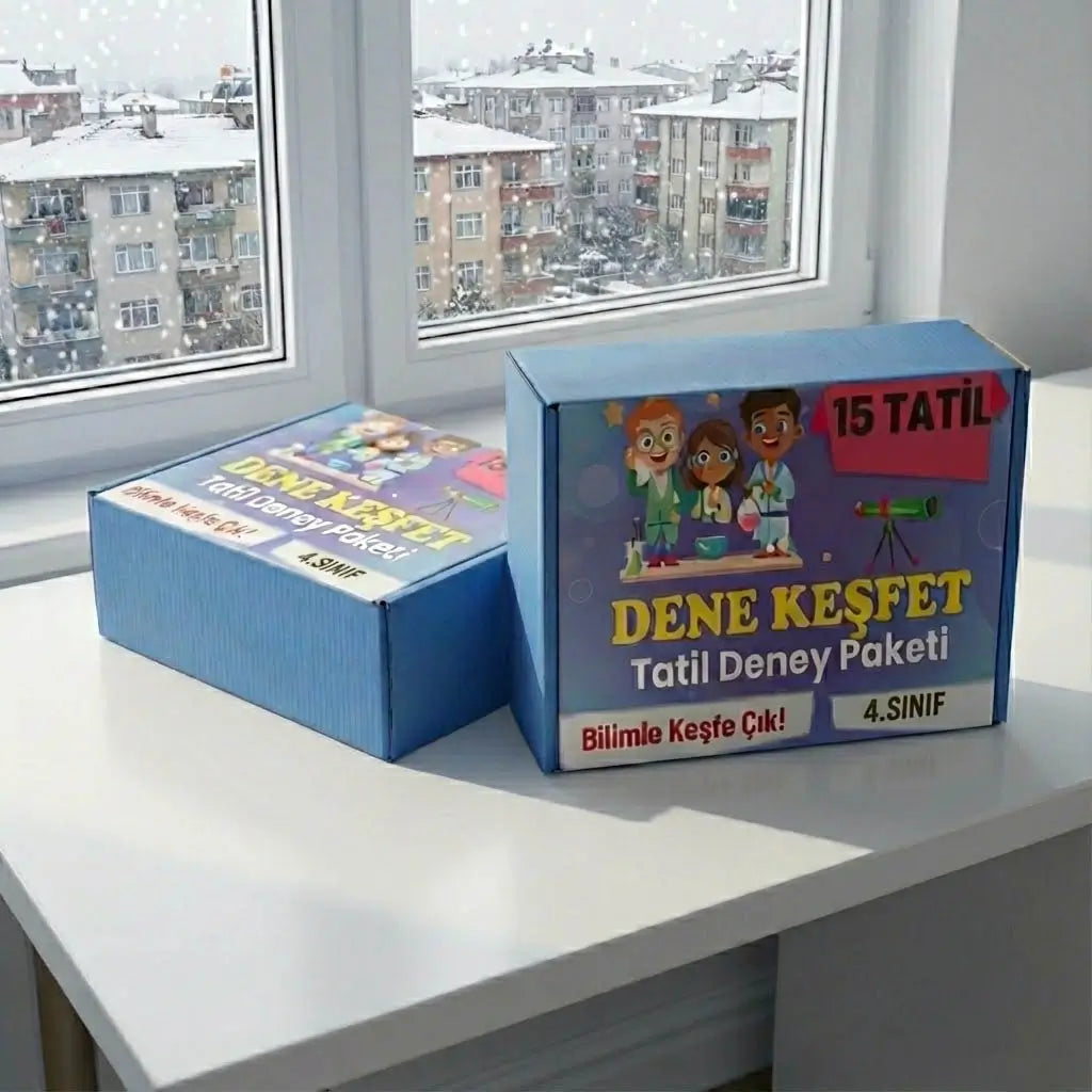4. Sınıf - 15 Tatil STEM Deney Paketi
