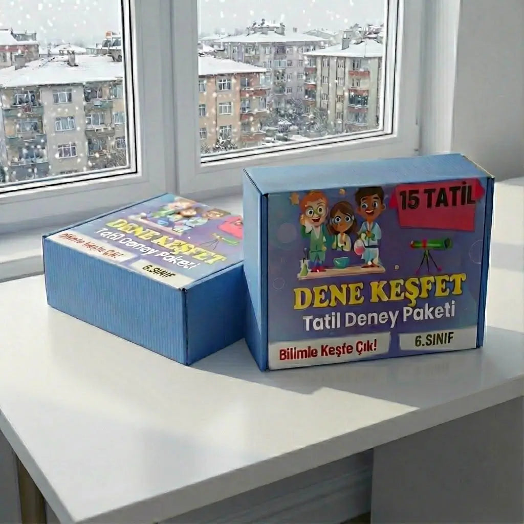6. Sınıf - 15 Tatil STEM Deney Paketi